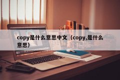<b>copy是什么意思中文（copy,是什么意思）</b>